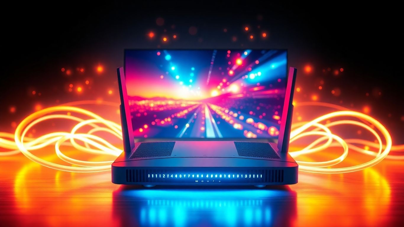 Internet rápida para streaming 4K em 2025.