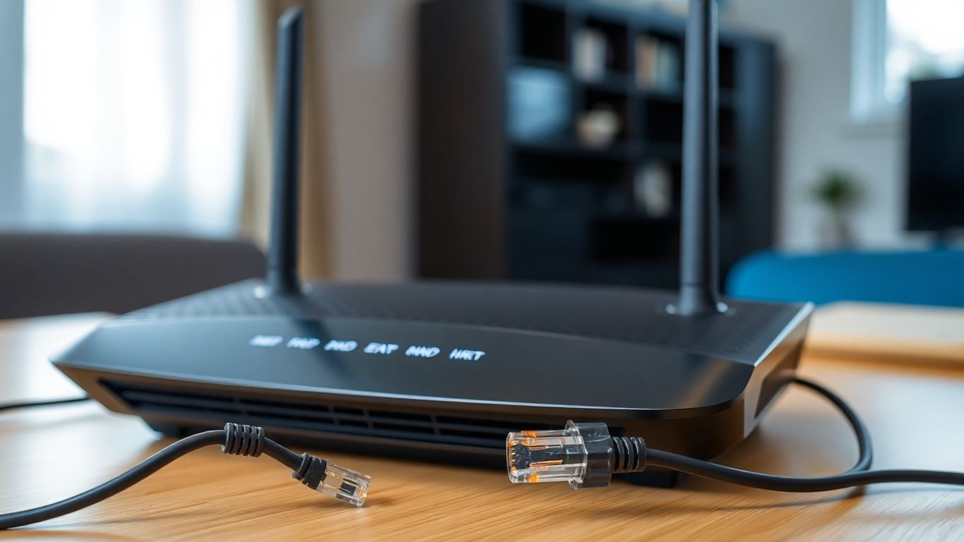 Roteador sem conexão com a internet em casa.