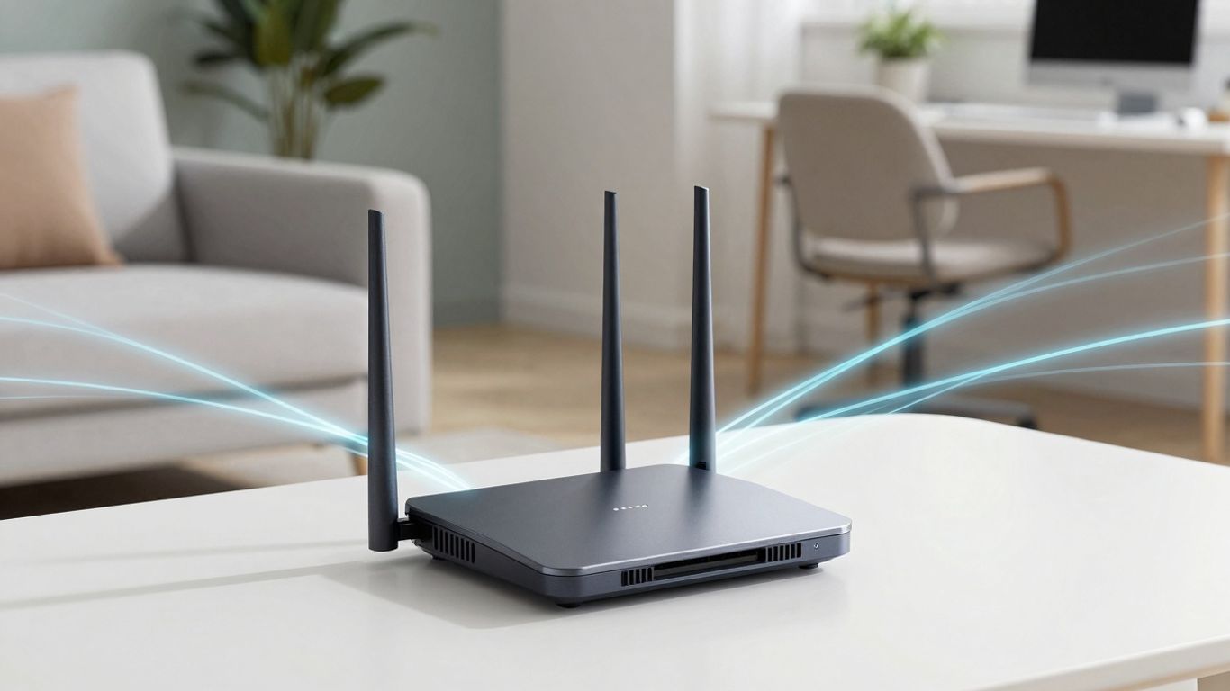 Casa com Wi-Fi forte em todos os cômodos.
