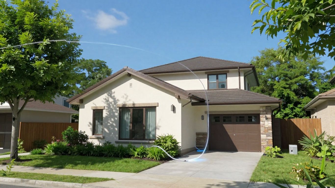 Casa com internet fibra ótica em São Domingos Do Norte.