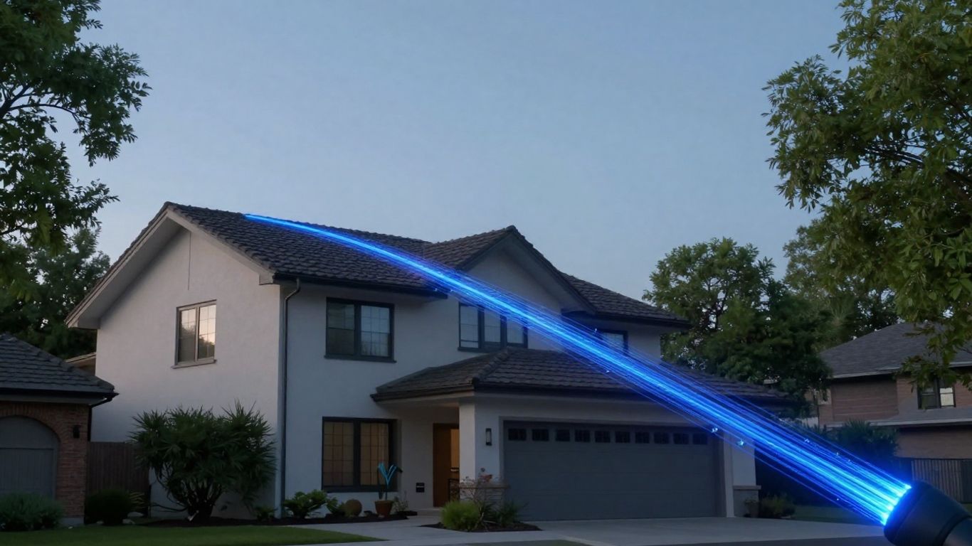 Casa com internet fibra ótica em Senador Modestino Gonçalves.