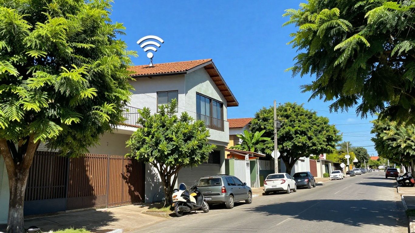 Casa com sinal Wi-Fi forte em Virgolândia